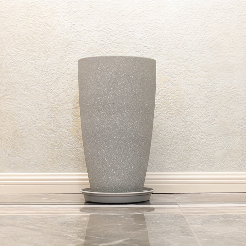 Pot de fleur d'extérieur haut Ø 30 cm avec soucoupe incluse