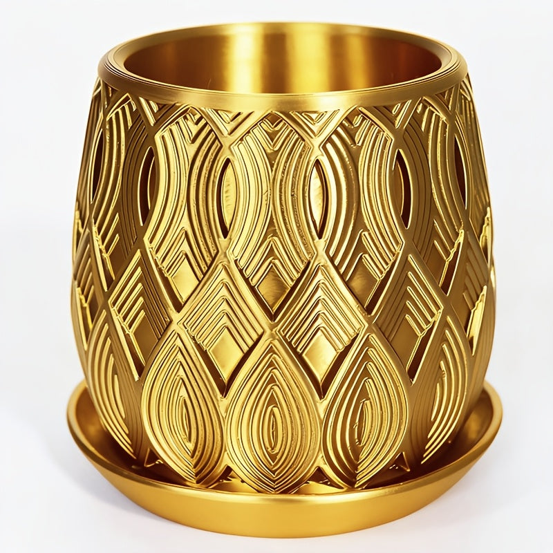 Jardinière Diamant Doré