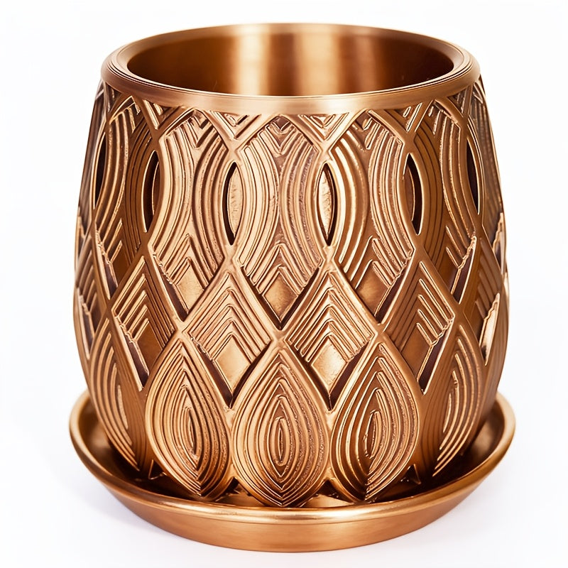 Jardinière en Cuivre Diamant