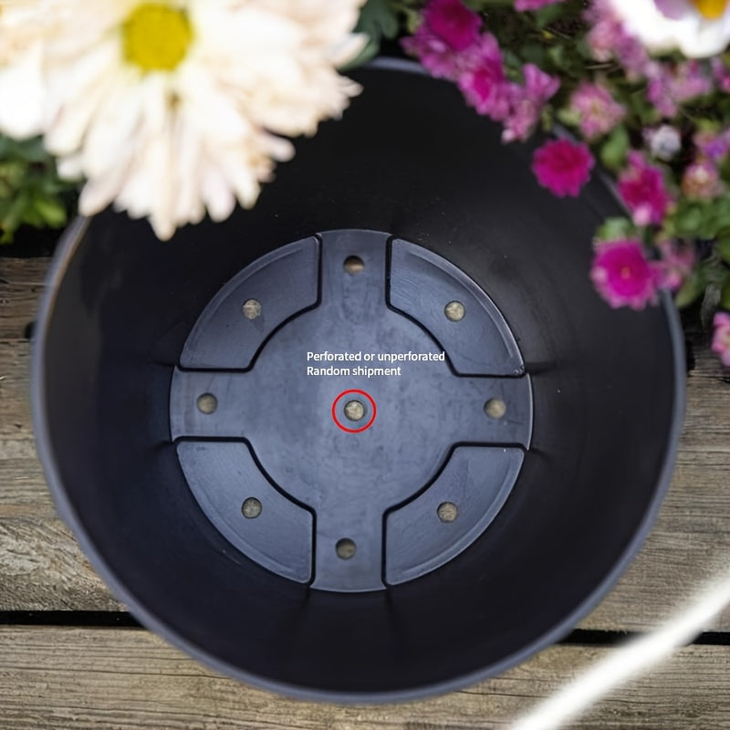 Pot de fleur tonneau Ø 31 cm avec soucoupe, 9 L de terre