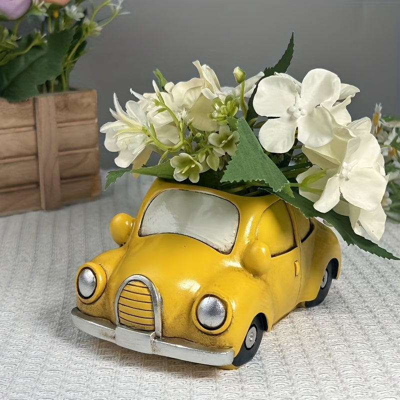 Pot de fleurs de voiture