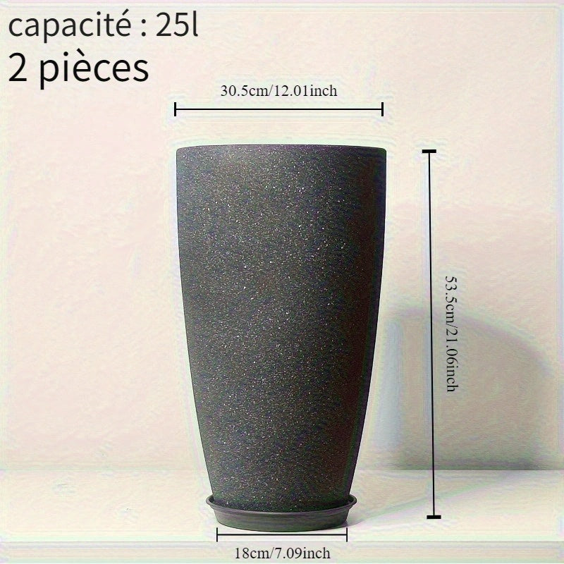 Gris foncé / 2 pièces