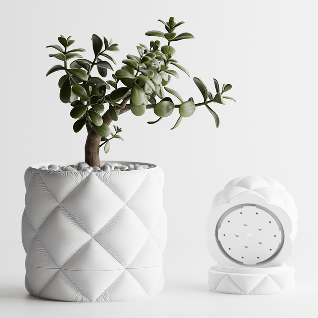 Pot Moderne et Cratif avec Systme de Drainage Idal pour Plantes Cactus et Bonsas  Design Minimaliste et Innovant  Cadeau Parfait pour la Maison et le Bureau  Lot de 2 Tailles  100  Fabriqu en Italie Expdition Directe dItalie