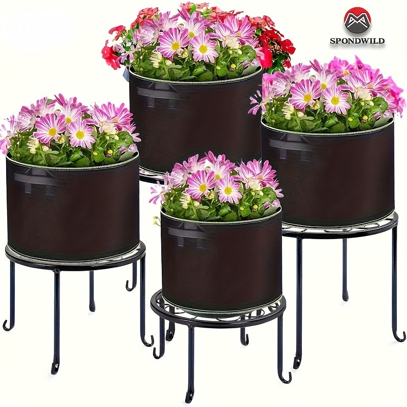 Sac de culture géotextile 38 L — Pot en tissu noir Ø 40 cm