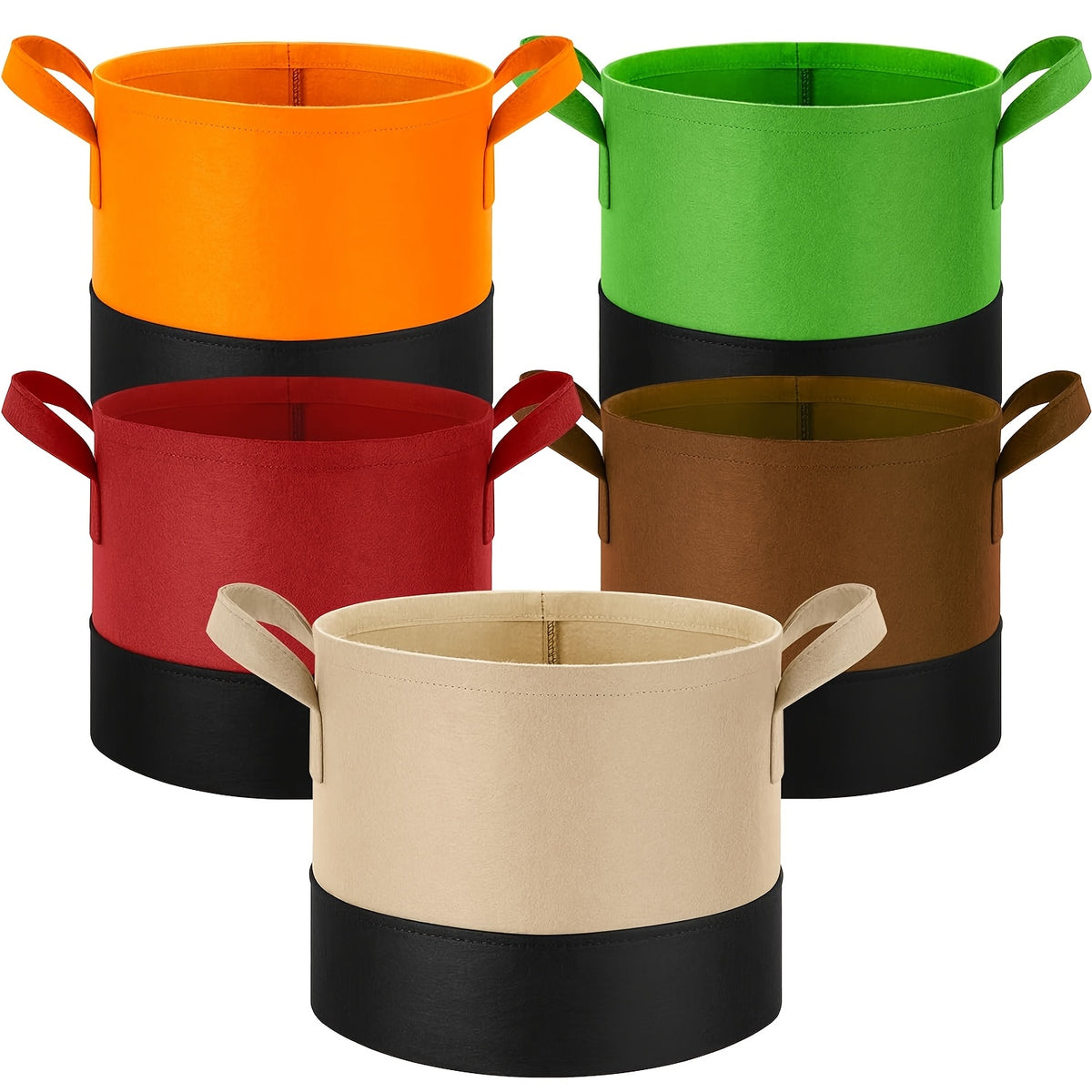 Sac de culture rond 19 L Ø 32 cm - lot de 2 ou 5 colorés