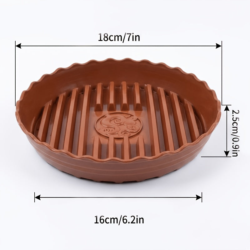 Soucoupe pour pot de fleur Ø 18 cm — lot de 3, 3 coloris
