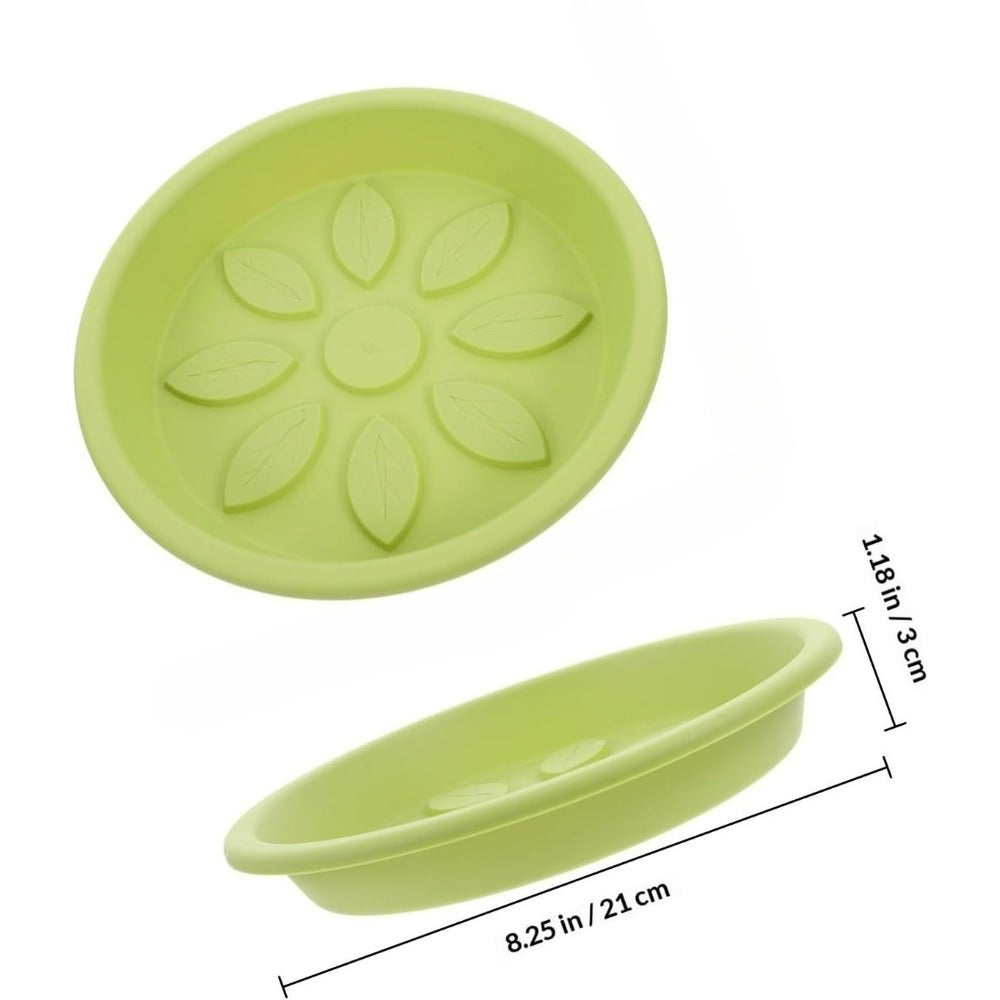 Soucoupe pour pot de fleur Ø 21 cm en plastique — lot de 10