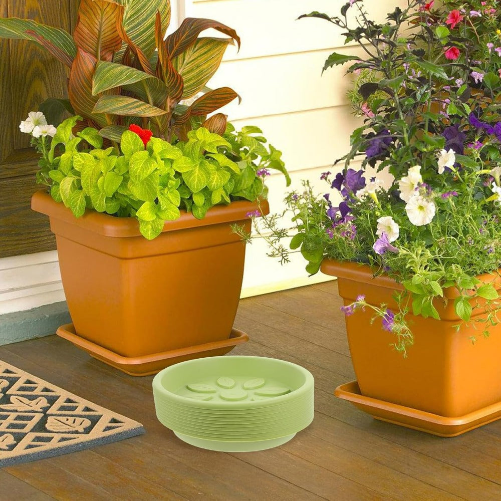 Soucoupe pour pot de fleur Ø 21 cm en plastique — lot de 10
