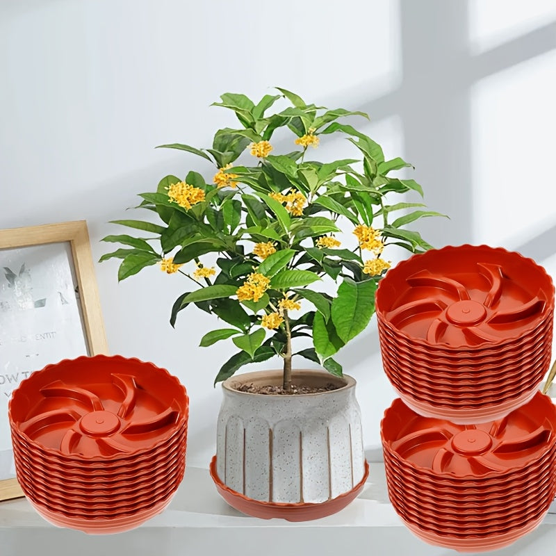 Soucoupe pour pot de fleur antidérapante Ø 14 cm - lot de 12