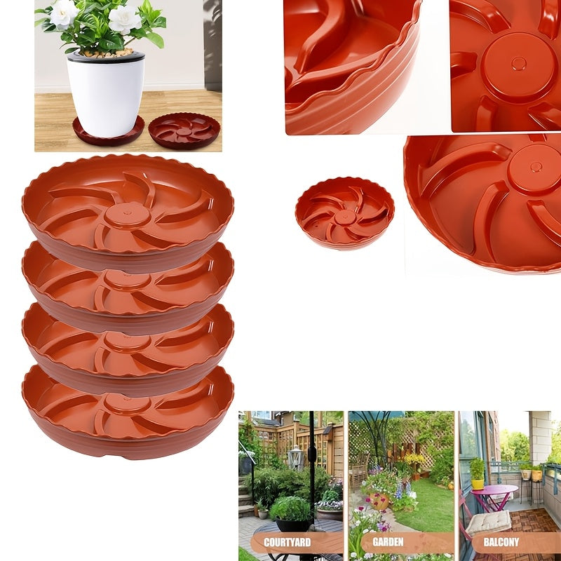 Soucoupe pour pot de fleur antidérapante Ø 14 cm - lot de 12