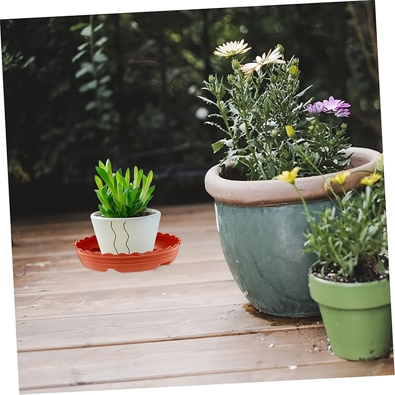 Soucoupe pour pot de fleur antidérapante Ø 14 cm - lot de 12