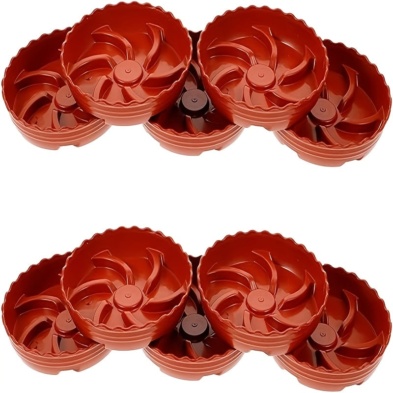 Soucoupe pour pot de fleur antidérapante Ø 14 cm - lot de 12