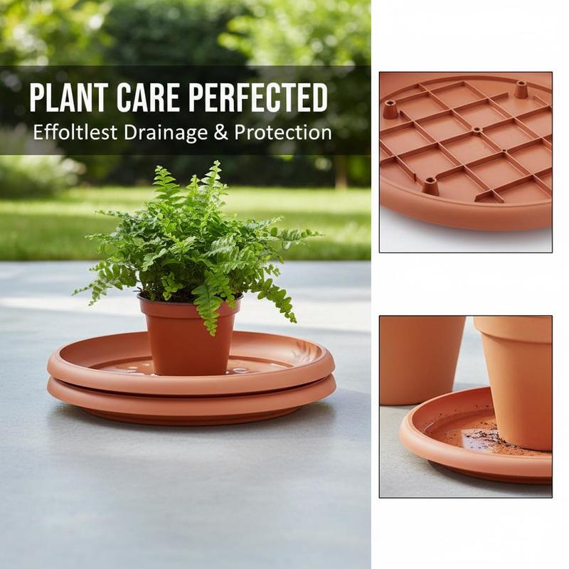 Soucoupe pour pot de fleur Ø 22 cm terracotta - lot de 24