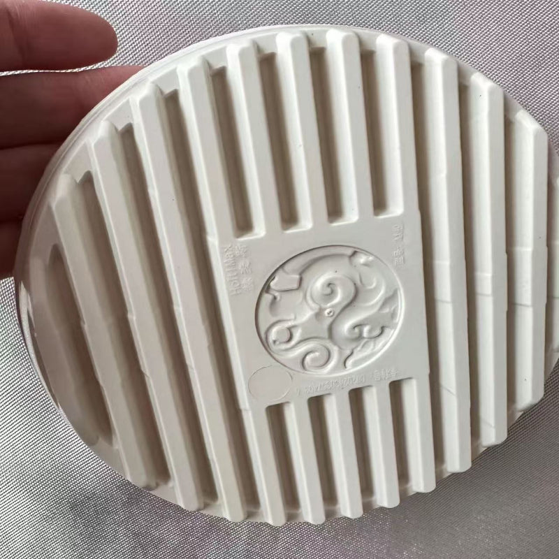 Soucoupe ventilée pour pot de fleur Ø 14 cm blanche, lot de 10