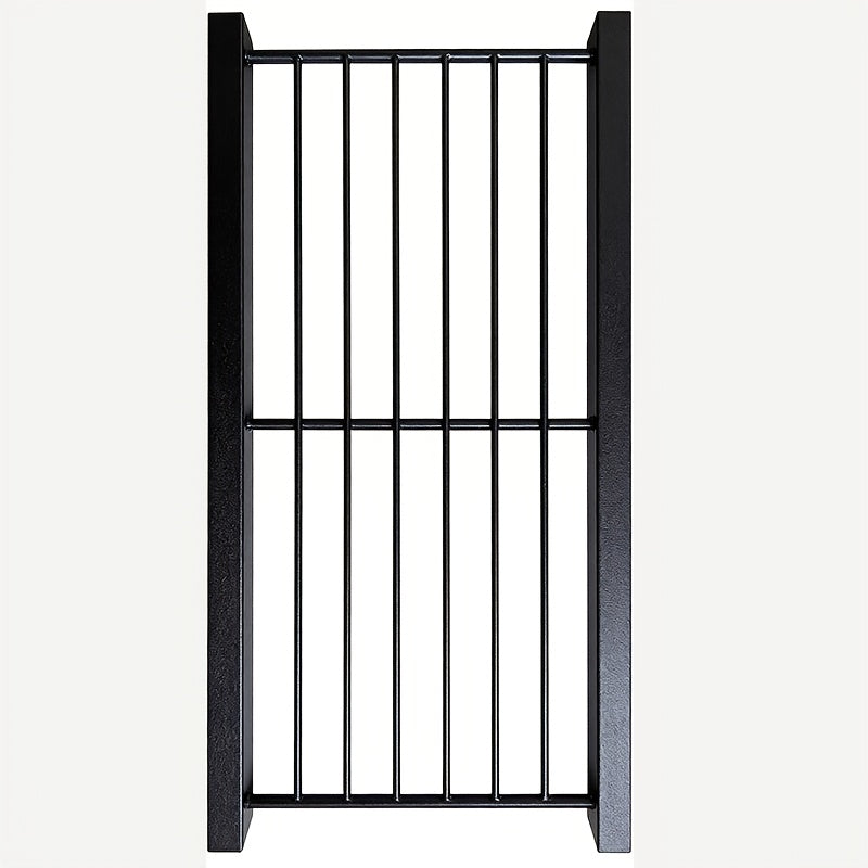 Support pour pot de fleur d'extérieur en acier noir 3 niveaux