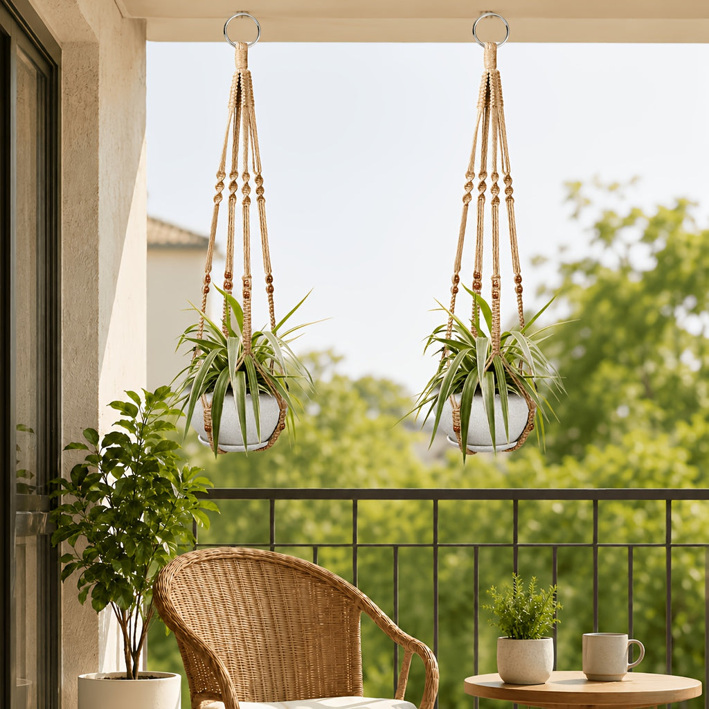 Nouveau Bohème / Panier Suspendu pour Plantes 2pcs