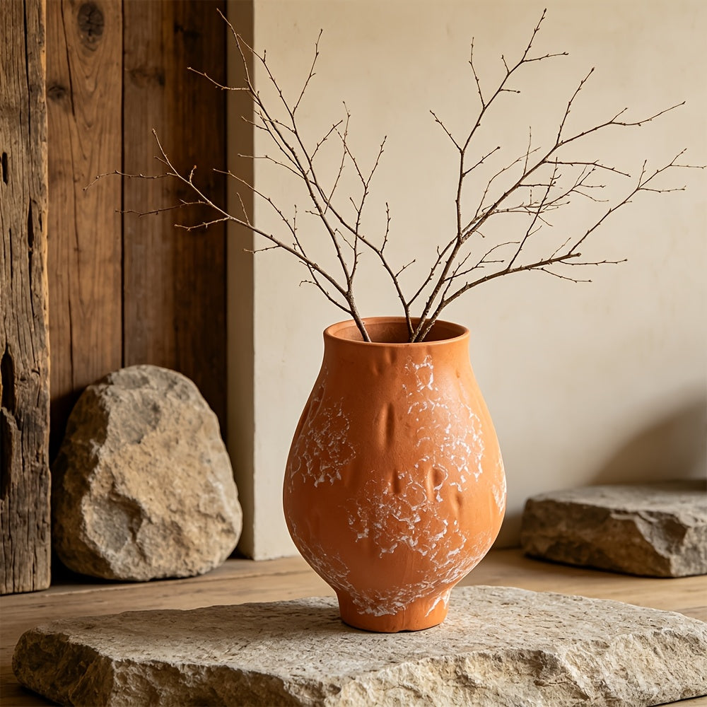 Poterie Rétro Brute en Pierre Grossière